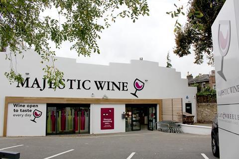 Majestic Wine's new store in St John's Wood is the first to feature its new logo.